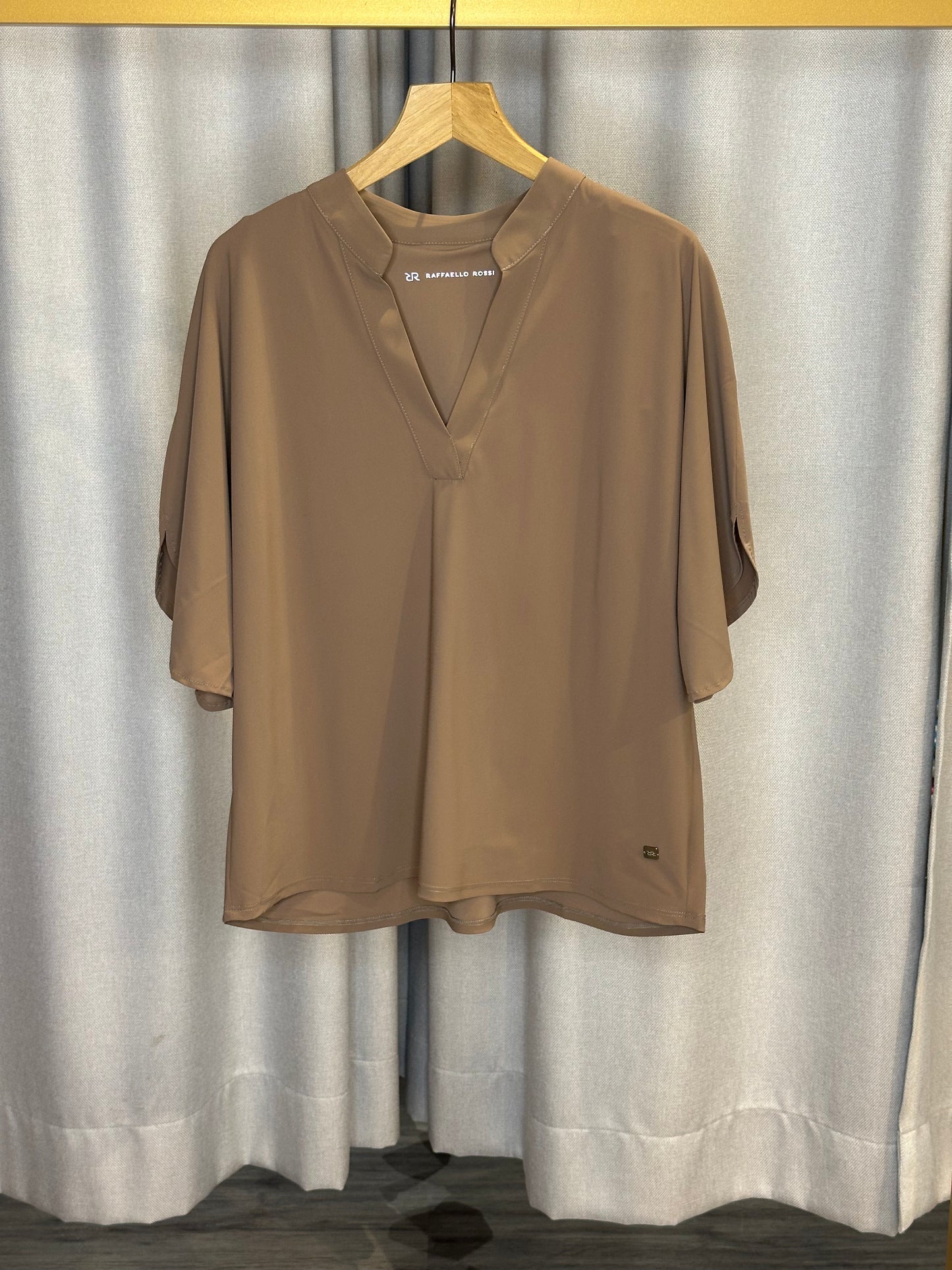 Raffaelo Rossi braune Damenbluse
