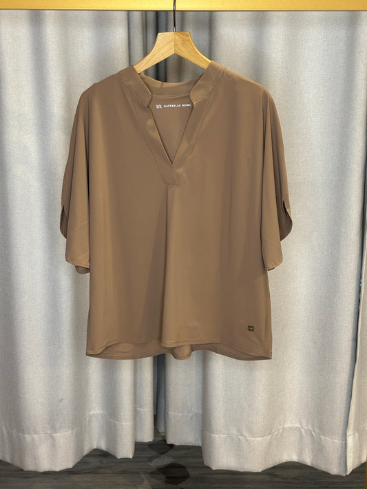 Raffaelo Rossi braune Damenbluse