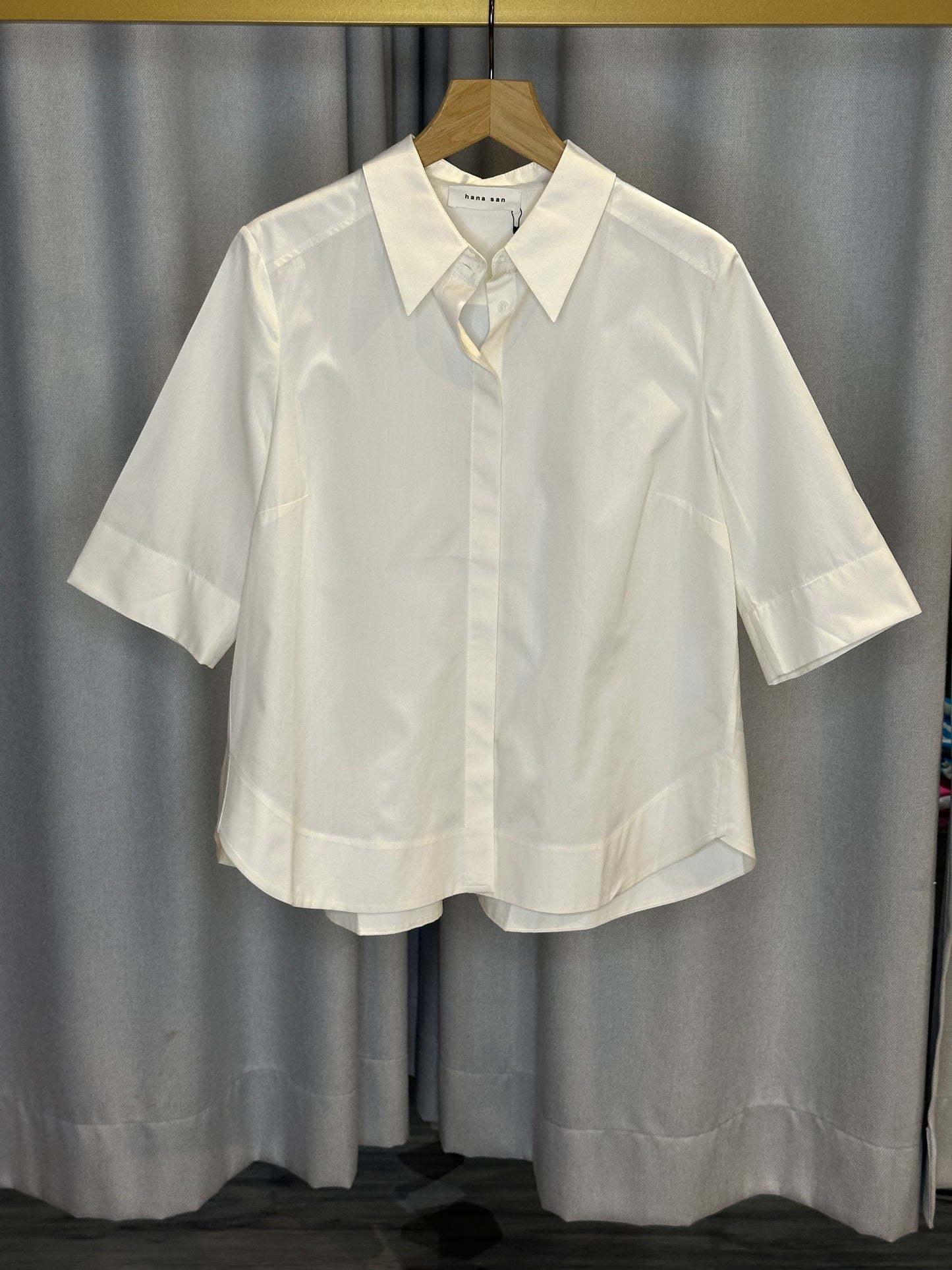 Hana San Damenbluse mit kurzem Arm