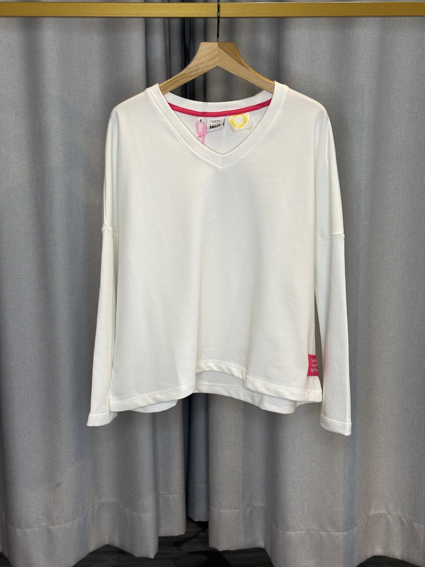 The Shirt Project weißer Damenpullover