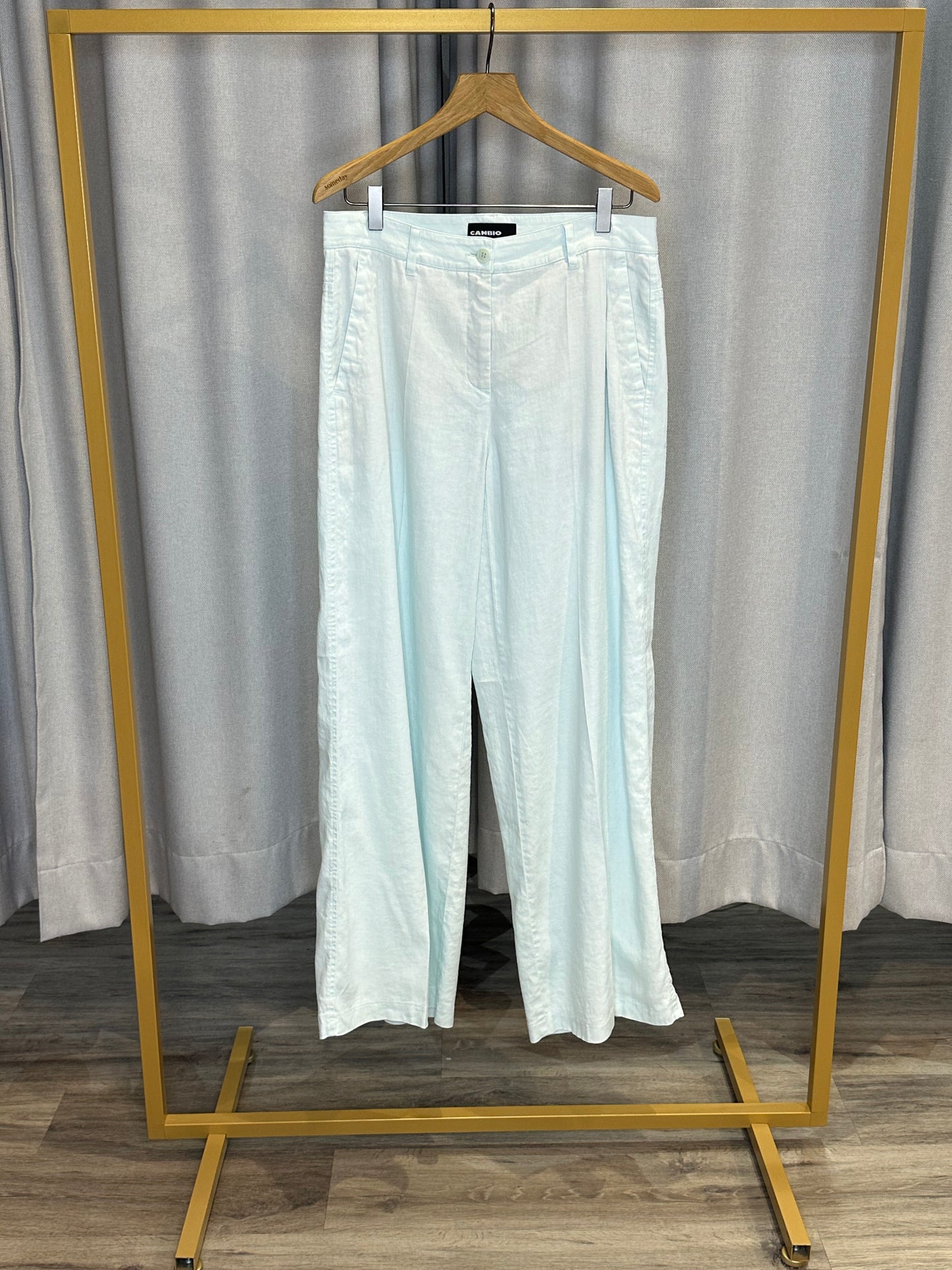 Cambio helltürkis Damenhose
