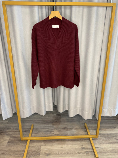 FFC Pullover im Beerenton