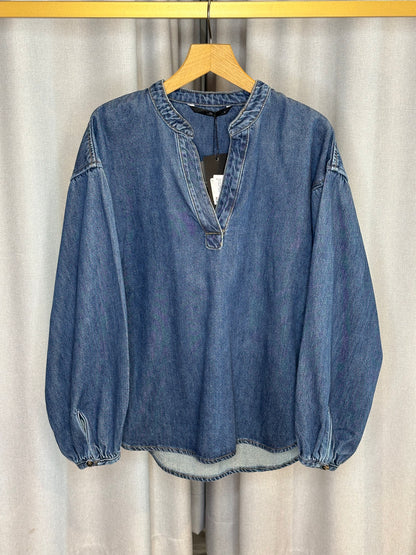 WithBlack Jeanshemd