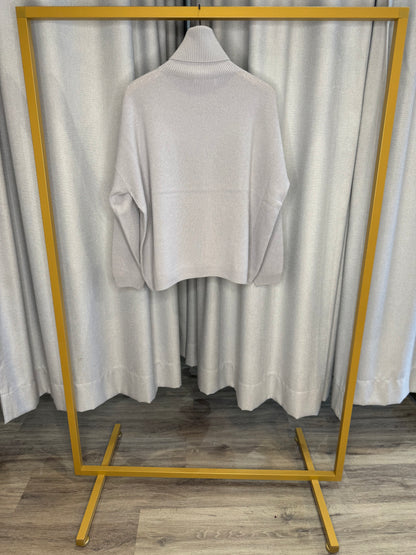 FFC grauer Rollkragenpullover