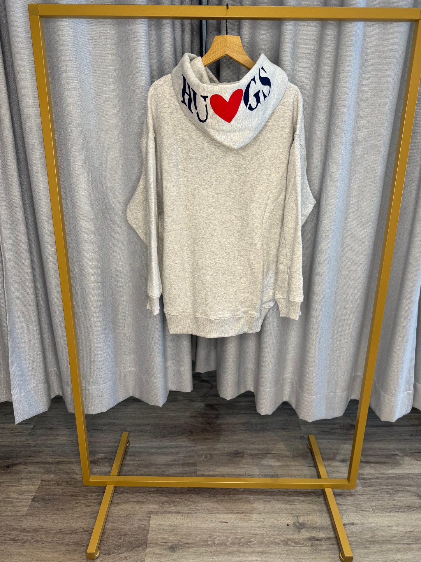 The Shirt Project grauer Hoodie