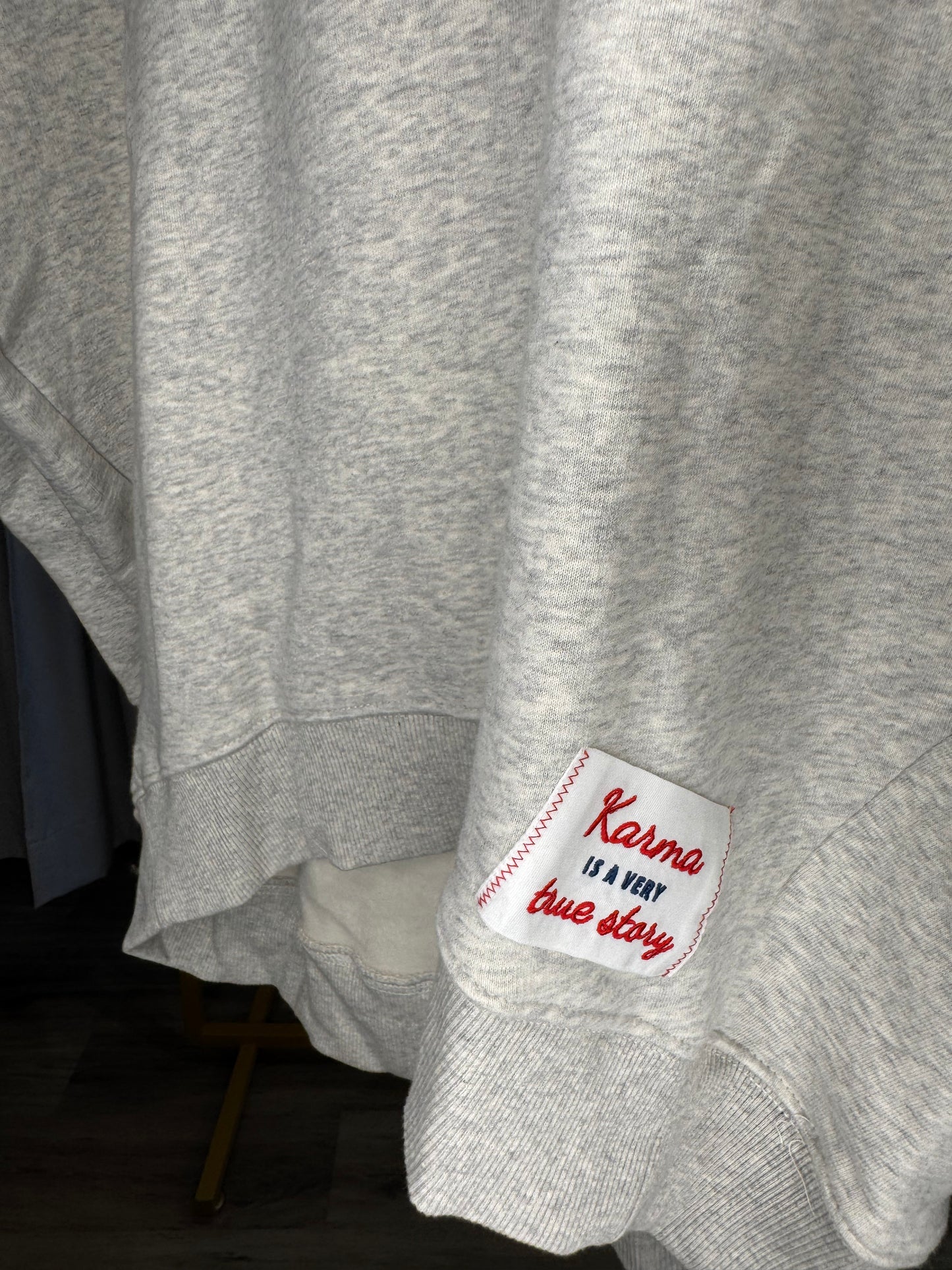 The Shirt Project grauer Hoodie