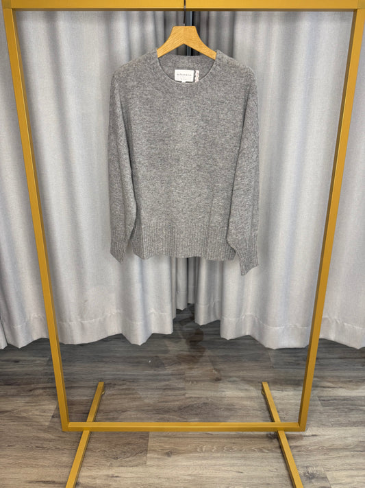 Les Tricots de Lea grauer Kaschmirpullover