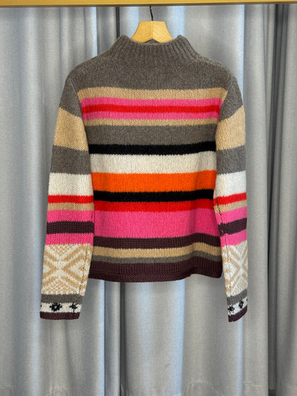 Grace bunter Damenstrickpullover