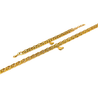 Inrosa goldene Herzkette