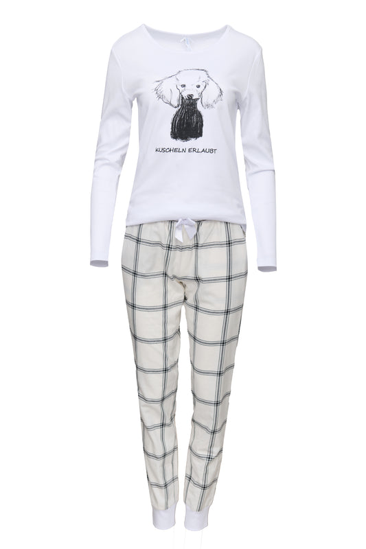Louis&Louisa Damenschlafanzug mit Hund