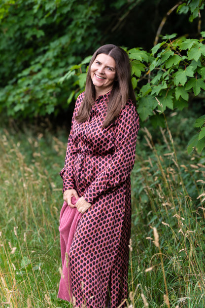 Otto d`Ame Kleid rosa braun