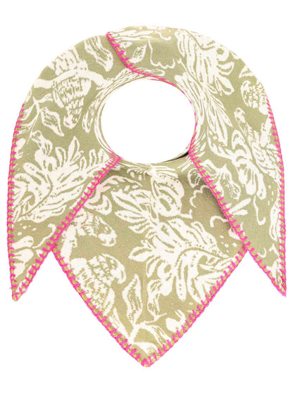 Zwillingsherz Damenschal im khaki Ton