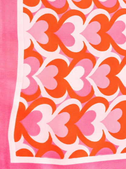 Zwillingsherz Herzen Tuch