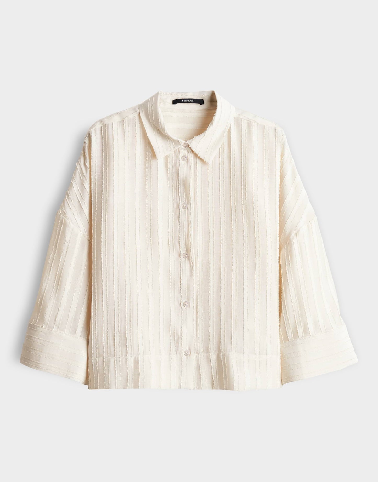 Someday Bluse Zadina Beige | Damen Dreiviertelarmbluse