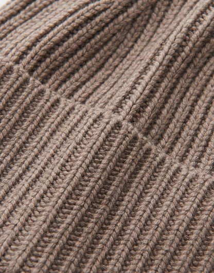Someday Strickmütze in taupe