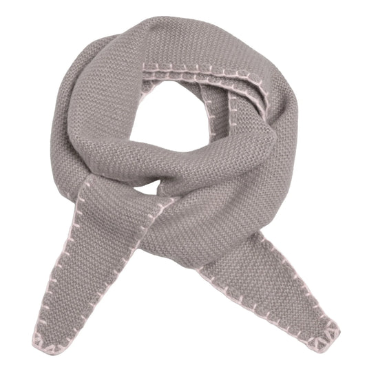 Cute Stuff grauer Schal mit Stitching