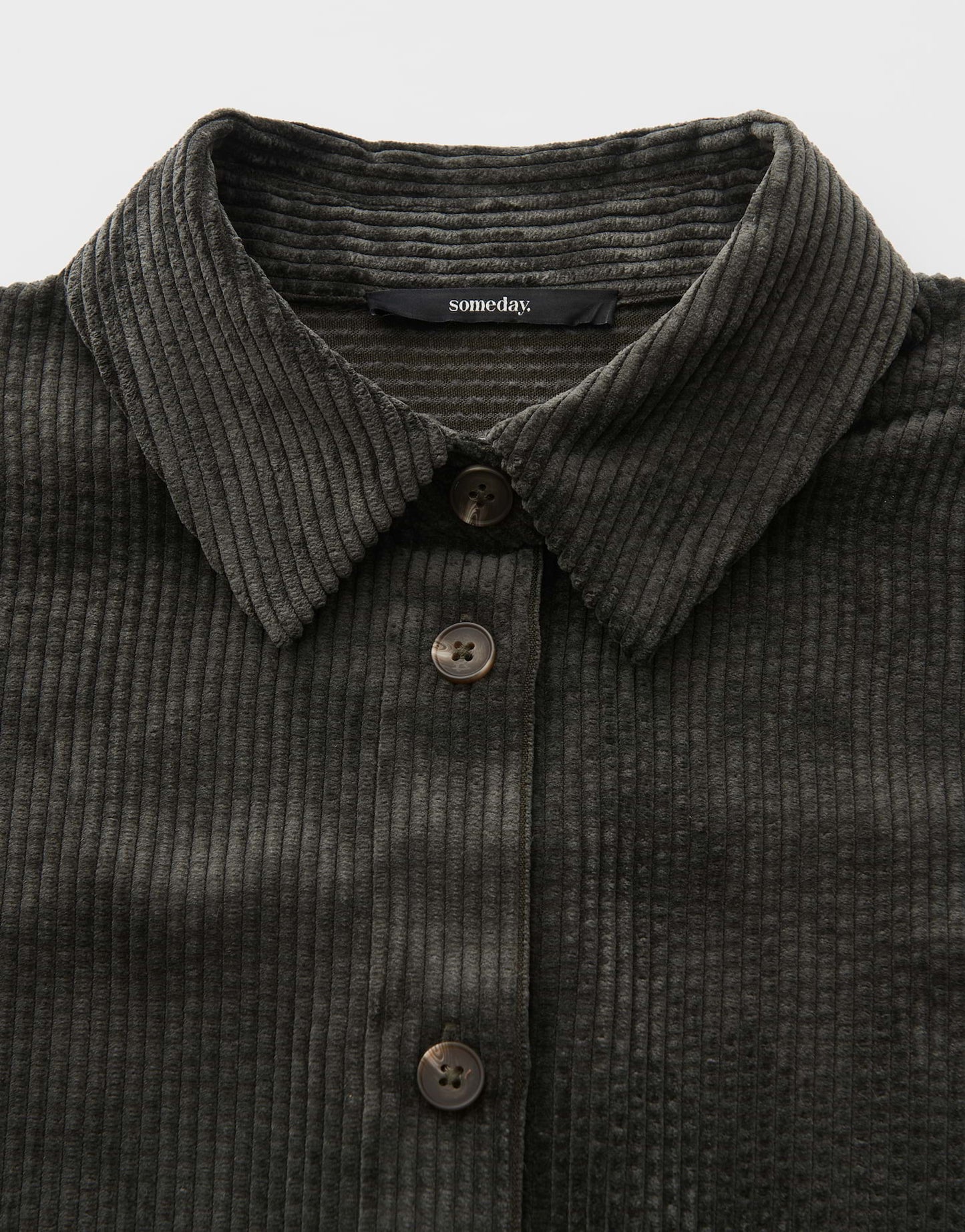Someday Cordbluse olivgrün