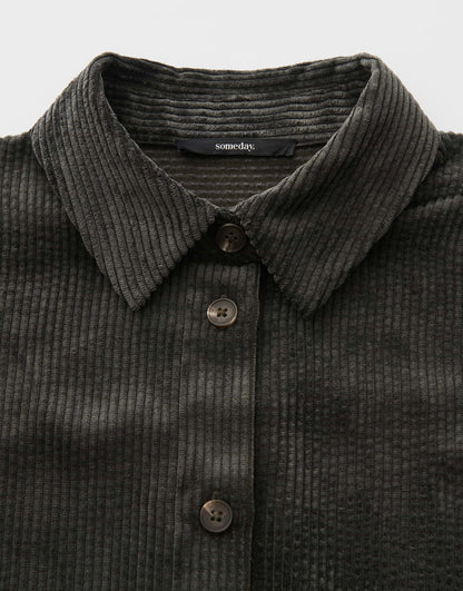 Someday Cordbluse olivgrün