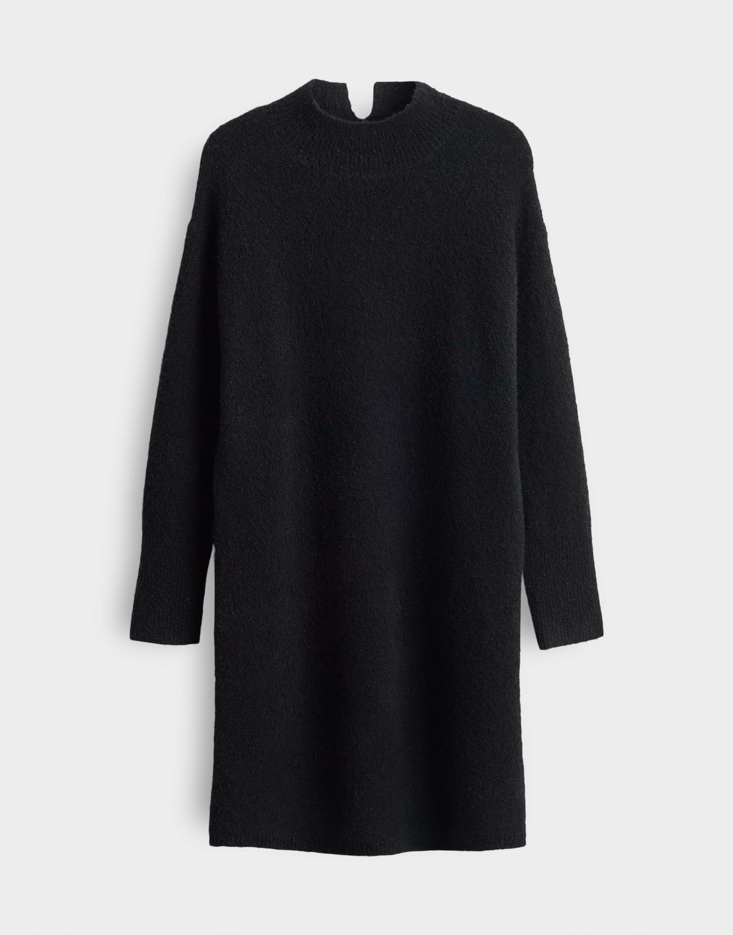 Someday schwarzes Wollkleid