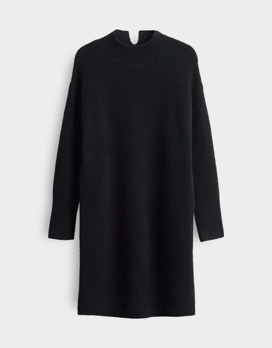 Someday schwarzes Wollkleid