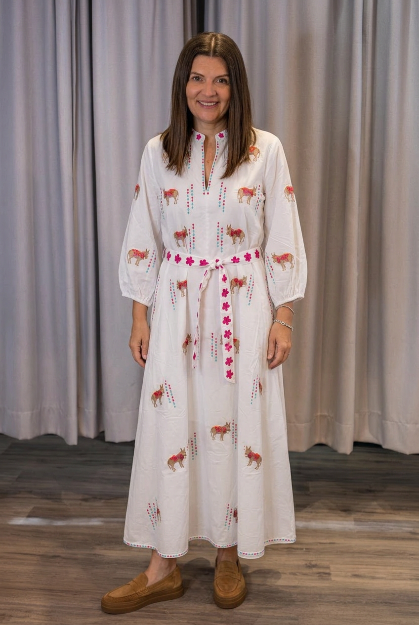 Nimo with Love weißes Damenkleid