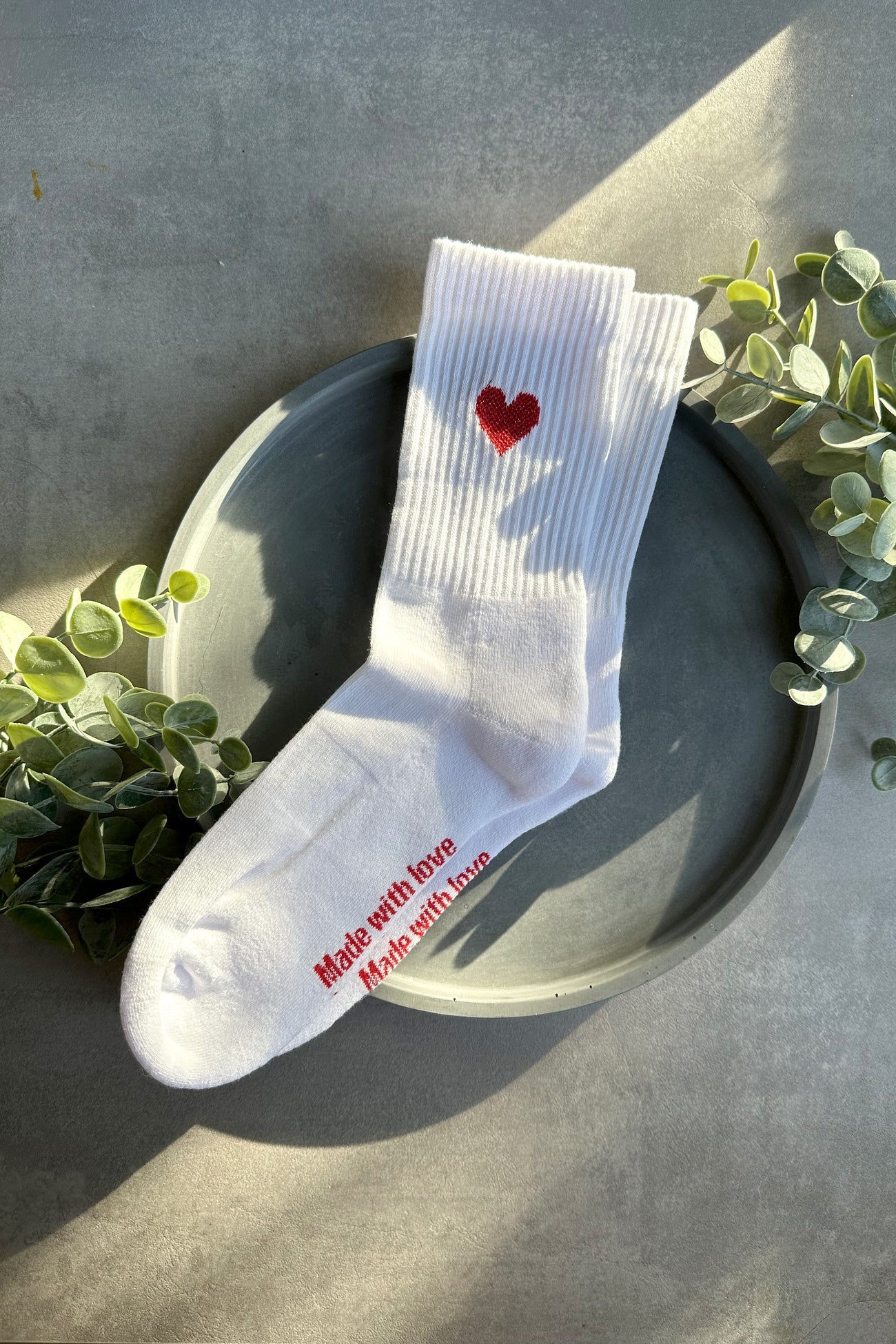 Dailysocks rote Herzsocken