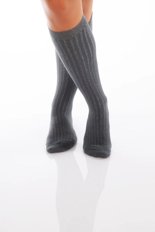 Dailysocks grau silber Wintersocken