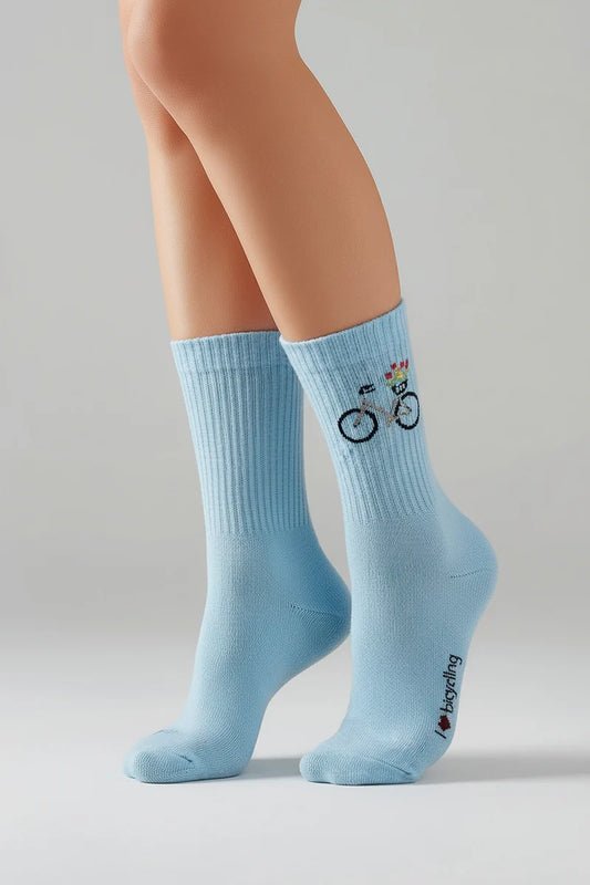 Dailysocks blaue Damensocken